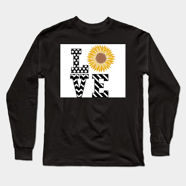 love sunflower Long Sleeve T-Shirt by DZHotMess